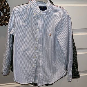 Ralph Lauren & Robert graham boys button up. Sz 8 🖤